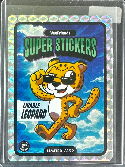 VeeFriends Super Stickers – Manga Series – Likable Leopard – Limited /399