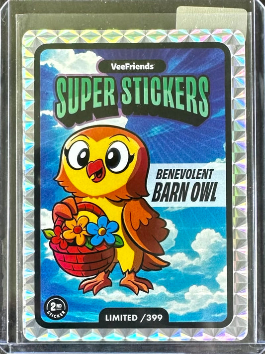 VeeFriends Super Stickers – Manga Series – Benevolent Barn Owl – Limited /399