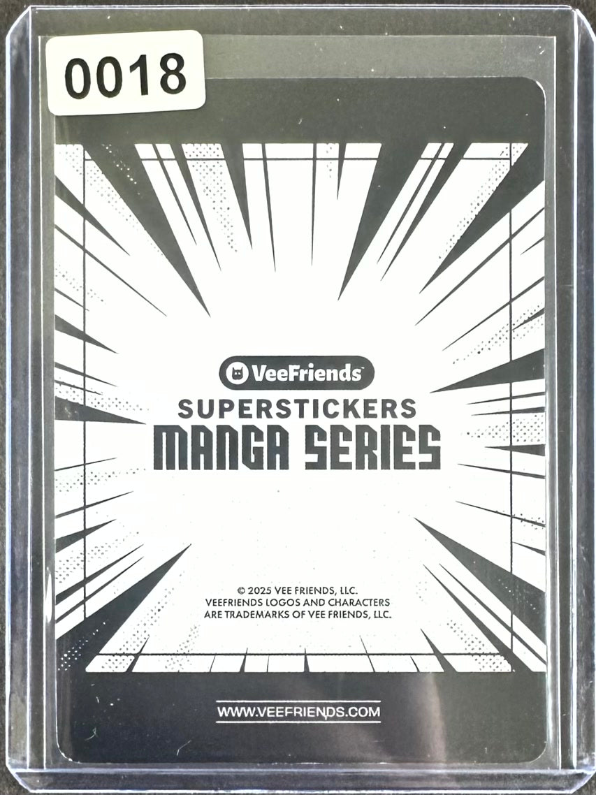 VeeFriends Super Stickers – Manga Series – Focused Falcon – Limited /399