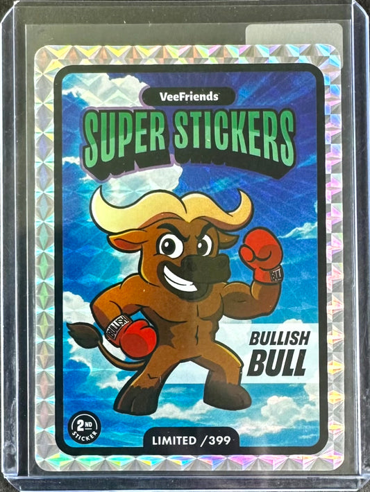 VeeFriends Super Stickers – Manga Series – Bullish Bull – Limited /399