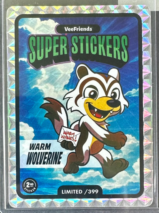 VeeFriends Super Stickers – Manga Series – Warm Wolverine – Limited /399