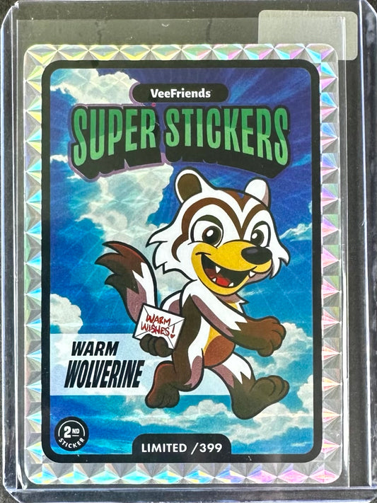 VeeFriends Super Stickers – Manga Series – Warm Wolverine – Limited /399