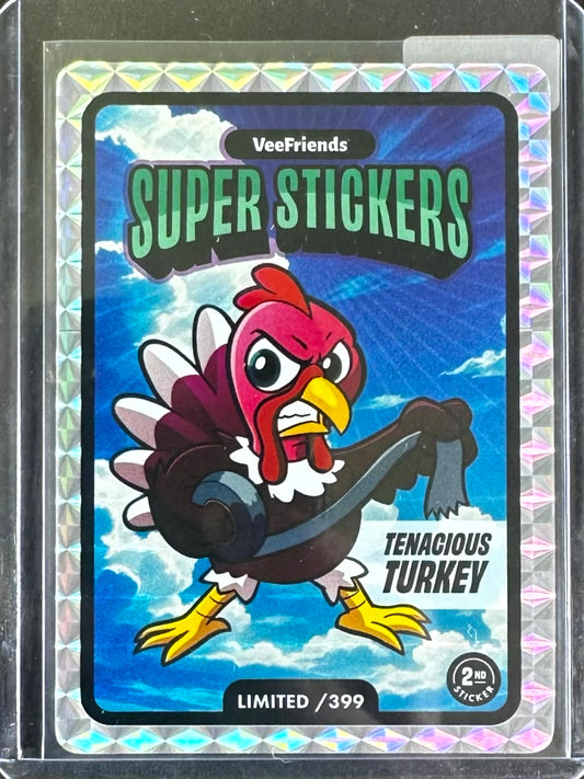 VeeFriends Super Stickers – Manga Series – Tenacious Turkey – Limited /399