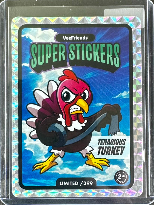 VeeFriends Super Stickers – Manga Series – Tenacious Turkey – Limited /399