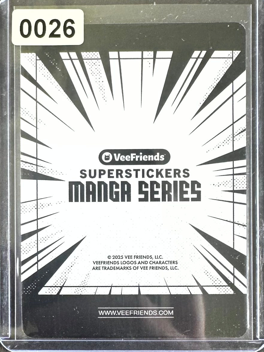 VeeFriends Super Stickers – Manga Series – Tenacious Turkey – Limited /399