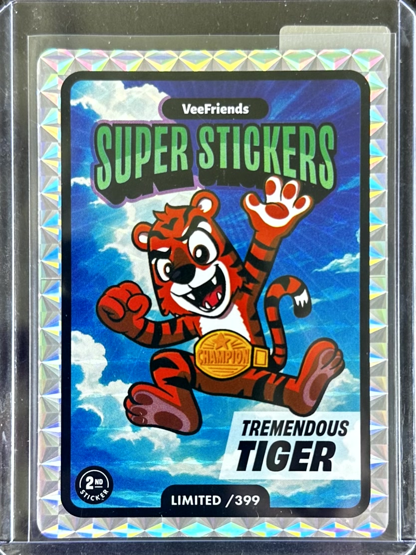VeeFriends Super Stickers – Manga Series – Tremendous Tiger – Limited /399
