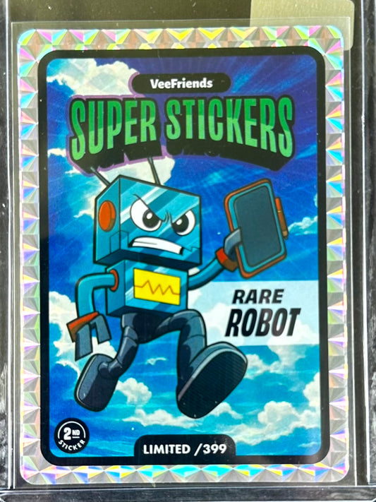 VeeFriends Super Stickers – Manga Series – Rare Robot – Limited /399