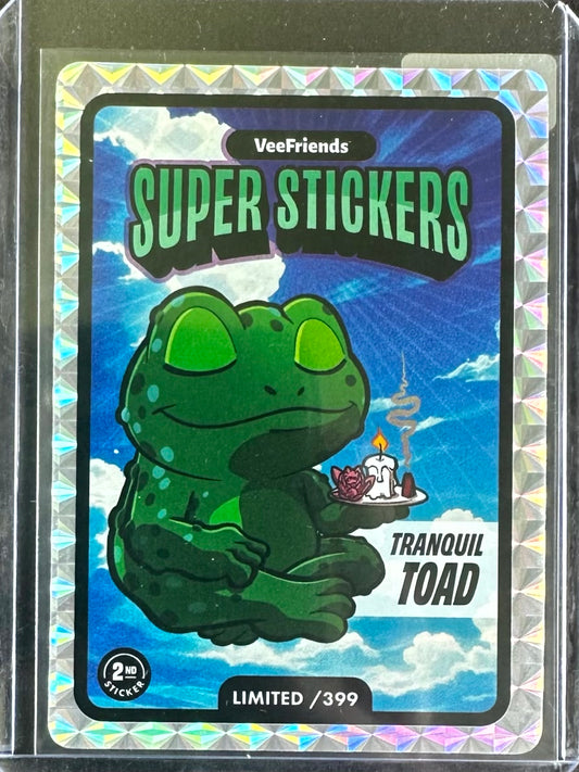 VeeFriends Super Stickers – Manga Series – Tranquil Toad – Limited /399