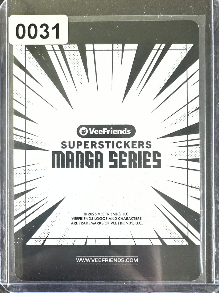 VeeFriends Super Stickers – Manga Series – Tranquil Toad – Limited /399