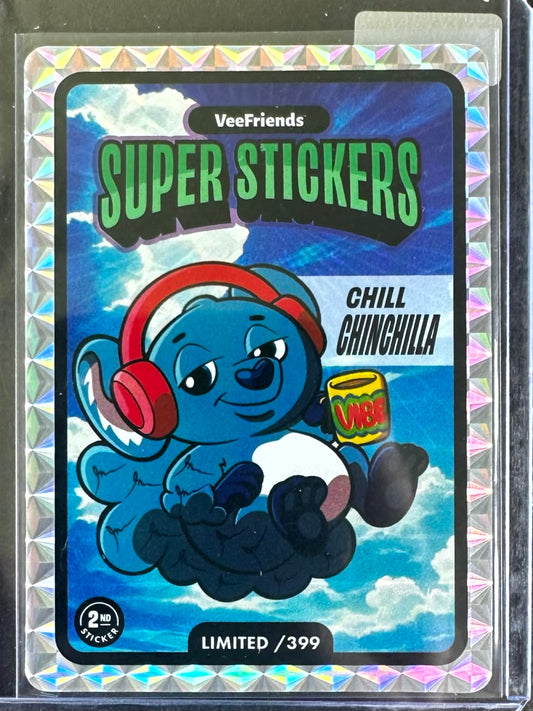 VeeFriends Super Stickers – Manga Series – Chill Chinchilla – Limited /399