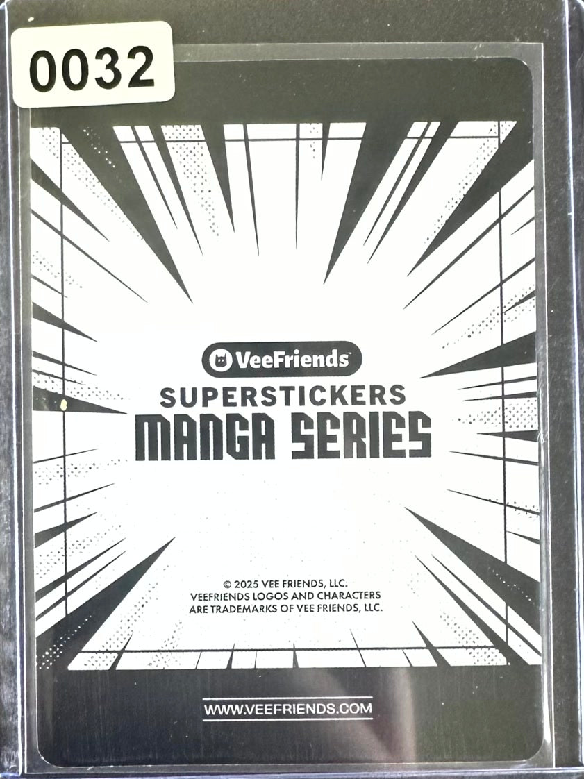 VeeFriends Super Stickers – Manga Series – Chill Chinchilla – Limited /399