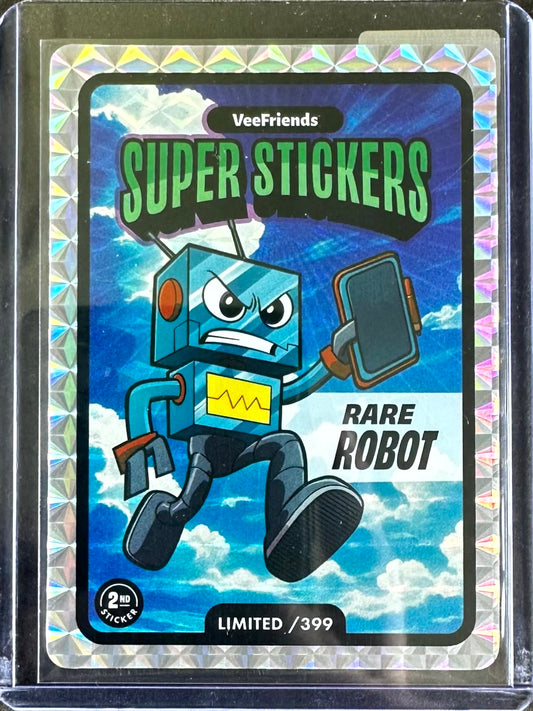 VeeFriends Super Stickers – Manga Series – Rare Robot – Limited /399