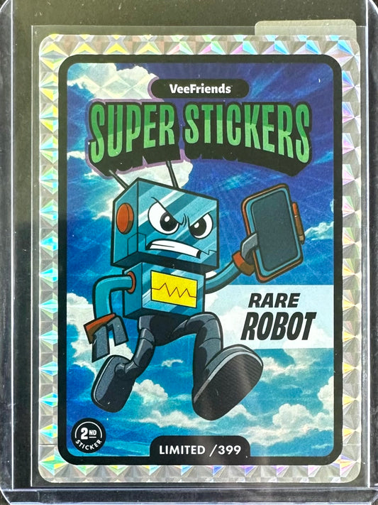 VeeFriends Super Stickers – Manga Series – Rare Robot – Limited /399
