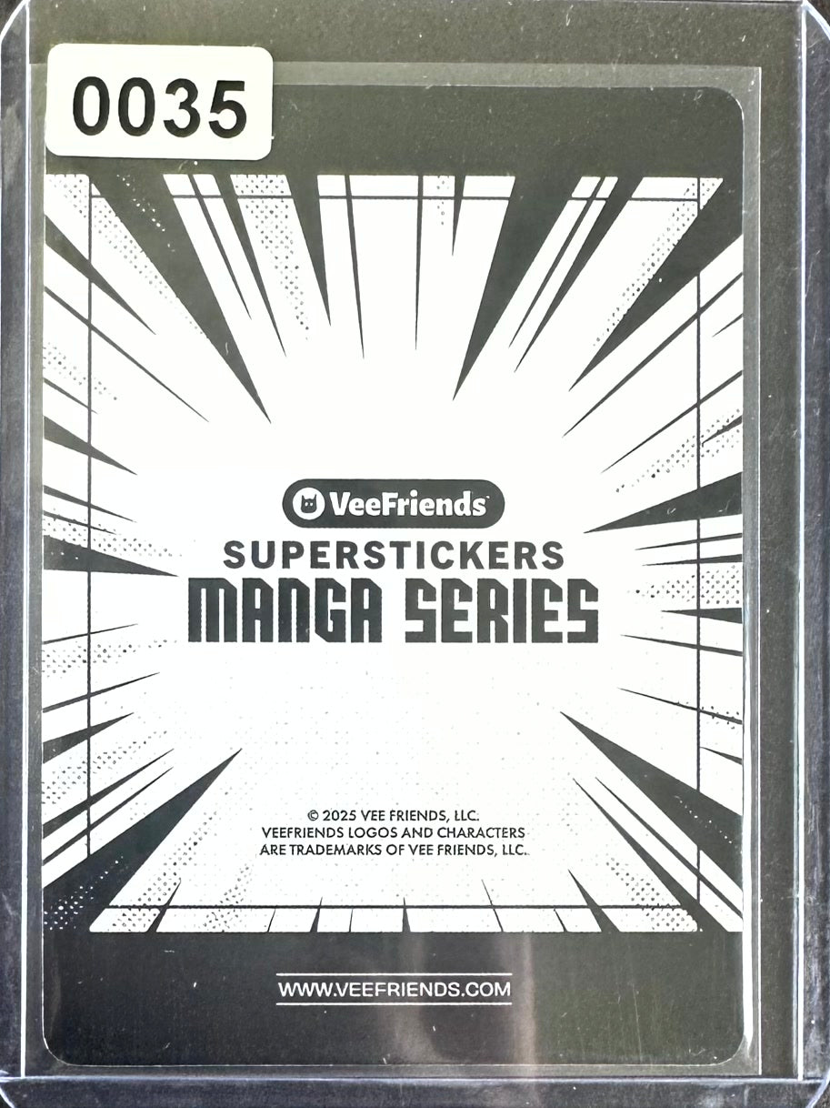 VeeFriends Super Stickers – Manga Series – Rare Robot – Limited /399