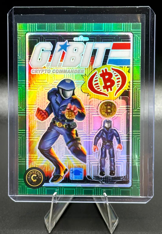 Cardsmiths Series 4 - Bitcoin #21 - GI BIT - Emerald 10/99
