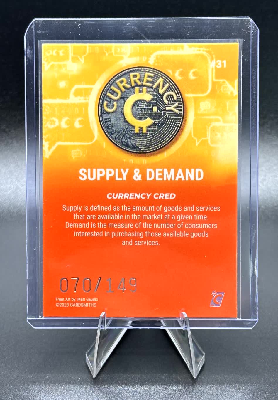 Cardsmiths Series 2 - Supply & Demand #31 - Beryl 70/149