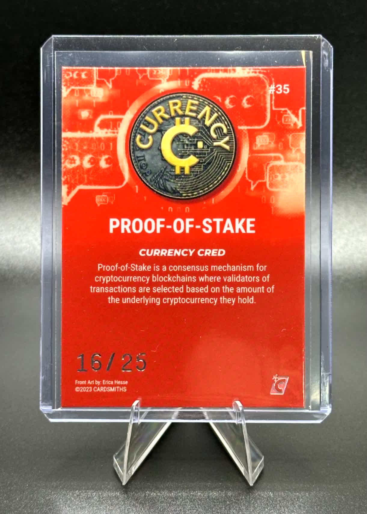 Cardsmiths Series 2 - Proof-of-Stake #35 - Ruby 16/25