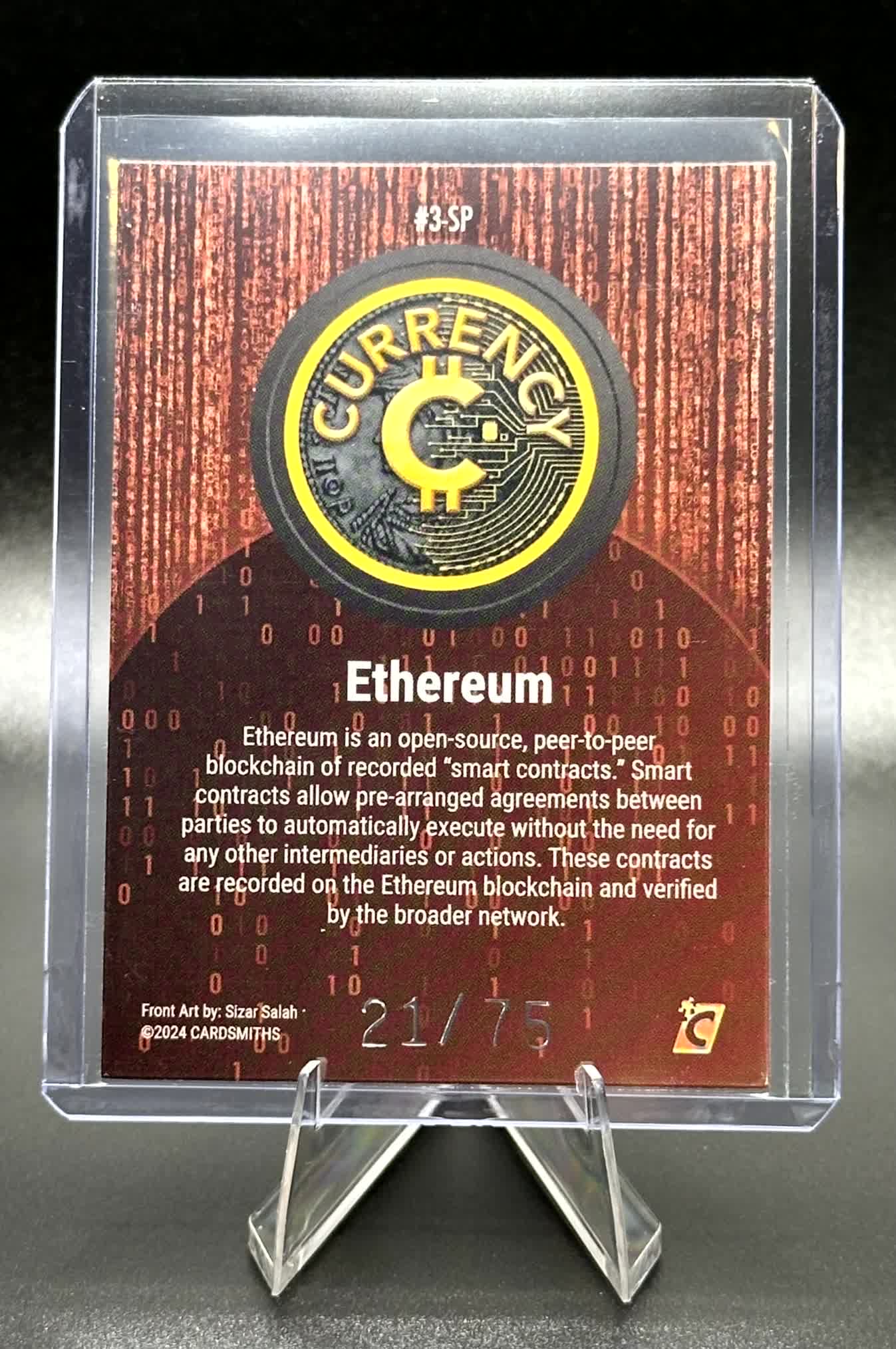 Cardsmiths Series 3 - Ethereum #3-SP - Garnet 21/75