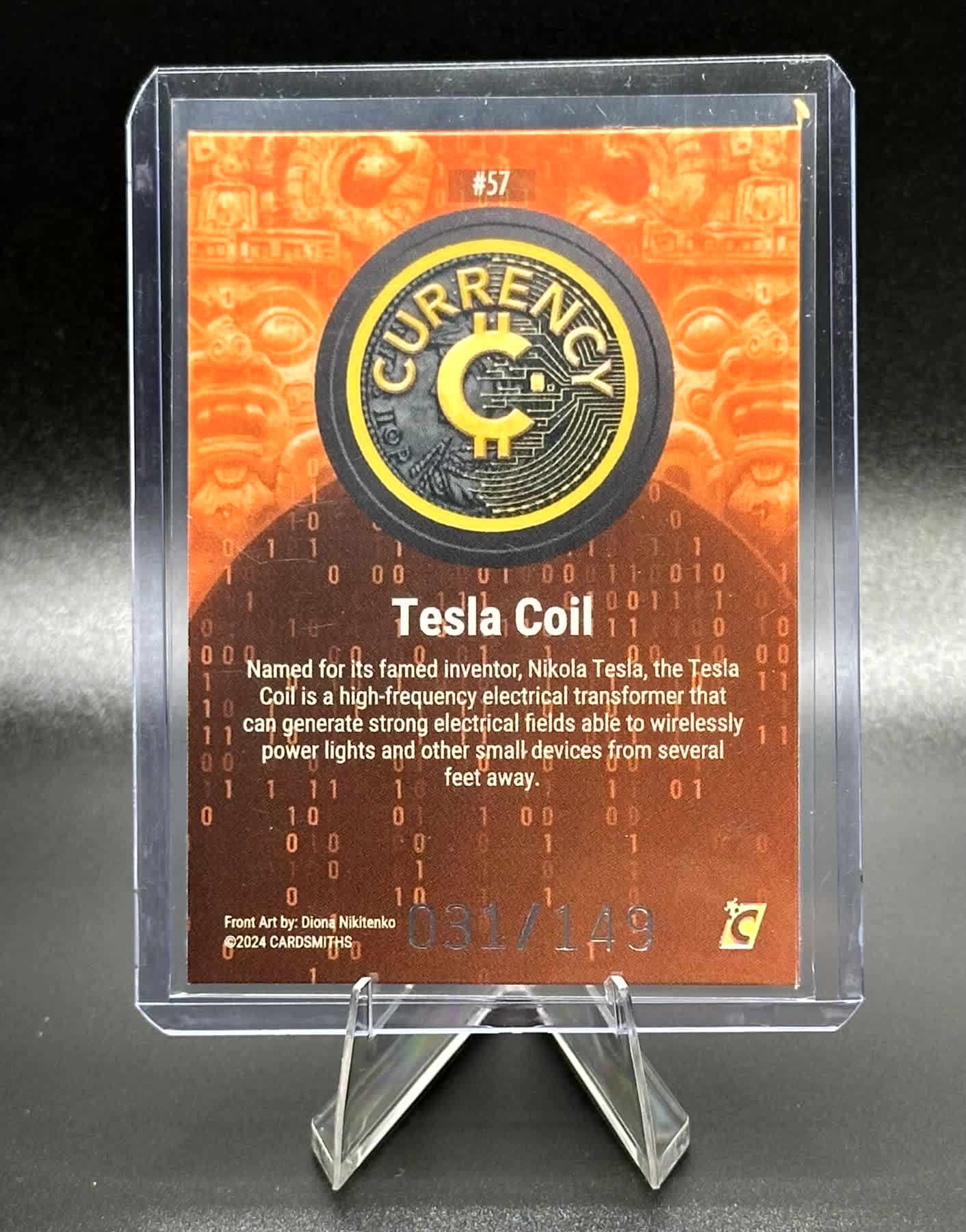 Cardsmiths Series 3 - Tesla Coil #57 - Beryl 31/149