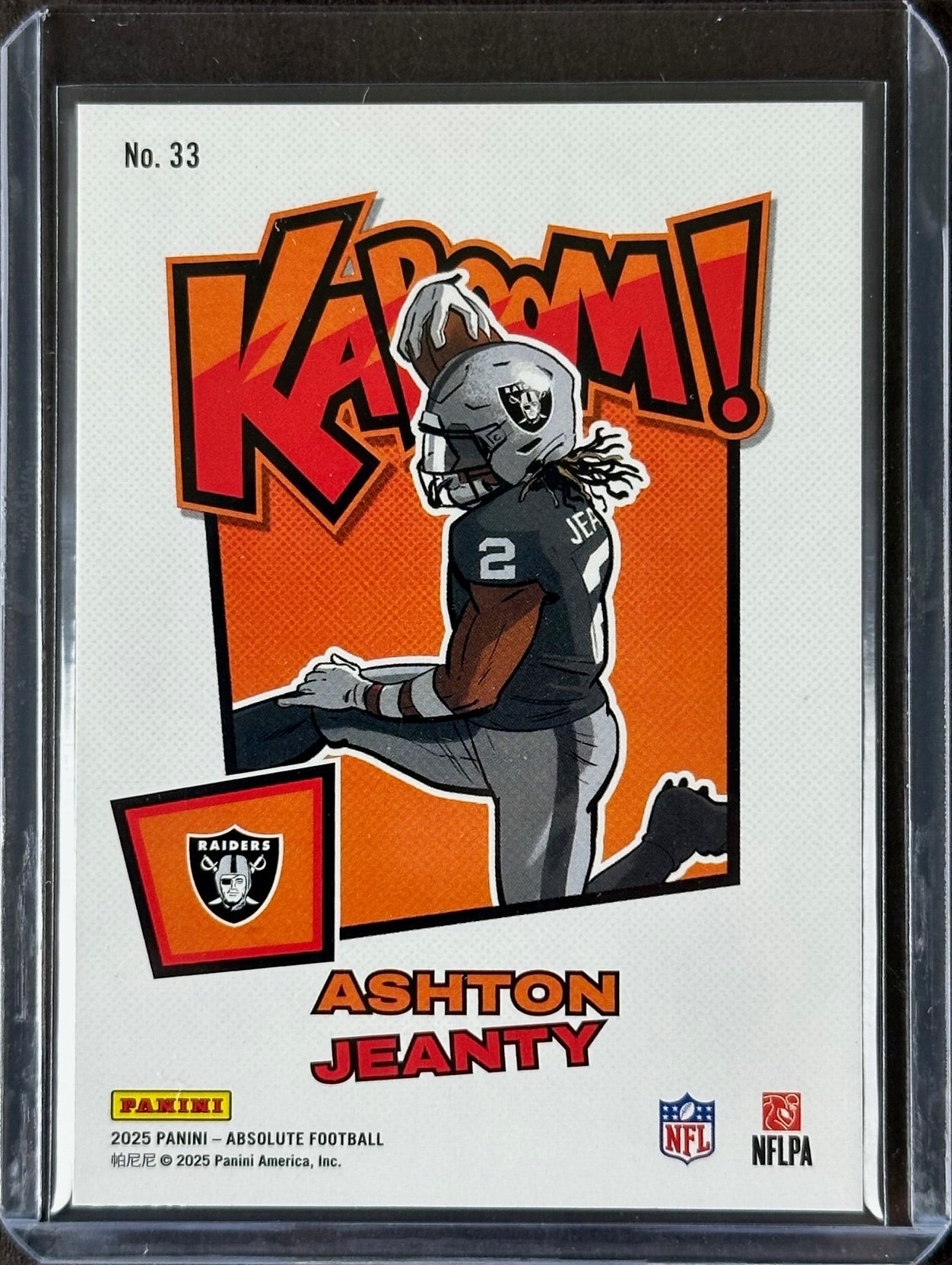 2025 Panini Absolute Ashton Jeanty Rookie KABOOM! (RC)