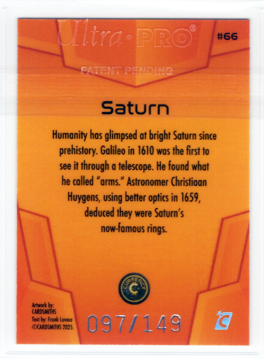 Cardsmiths Space - Galactic Edition - Saturn #66 - Beryl 097/149