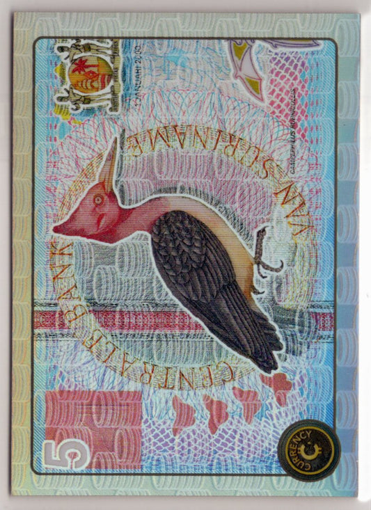 Cardsmiths Series 4 – Suriname 5 Gulden #44 – Silver 35/50