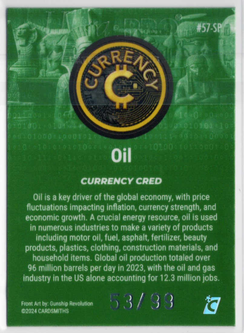 Cardsmiths Series 4 – Oil #57-SP – Emerald 53/99