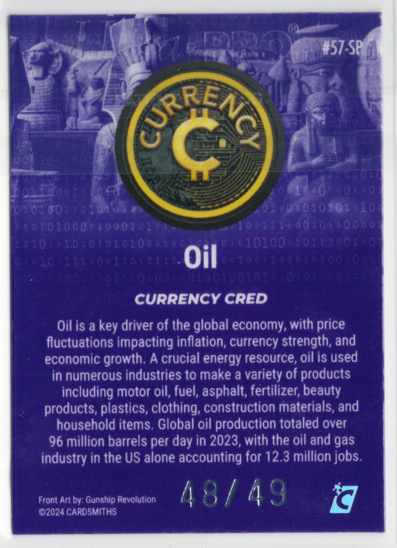 Cardsmiths Series 4 – Oil #57-SP – Amethyst 48/49