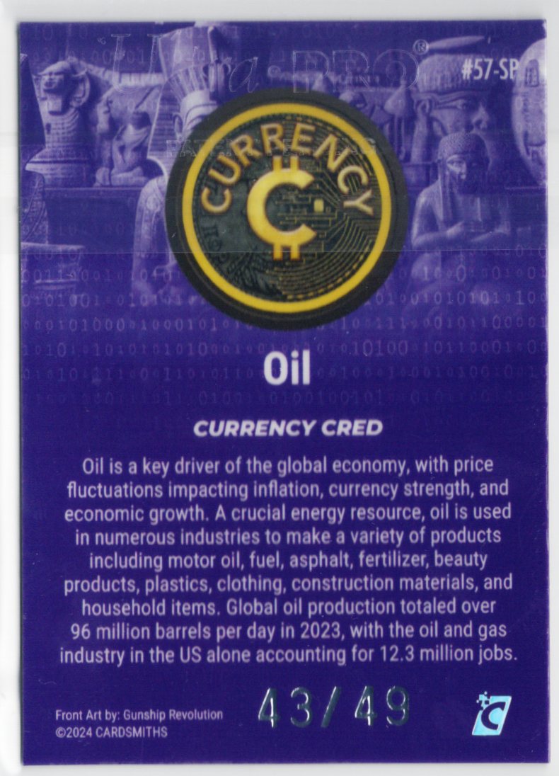 Cardsmiths Series 4 – Oil #57-SP – Amethyst 43/49