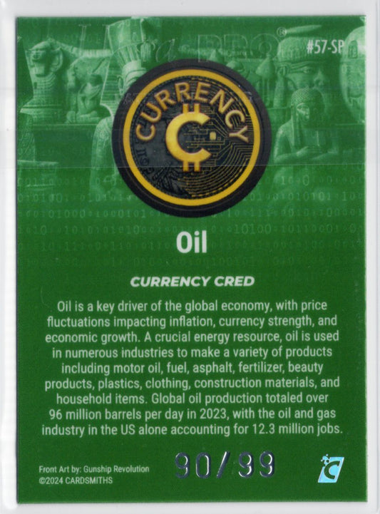 Cardsmiths Series 4 – Oil #57-SP – Emerald 90/99