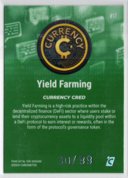 Cardsmiths Series 4 – Yield Farming #17 – Emerald 30/99