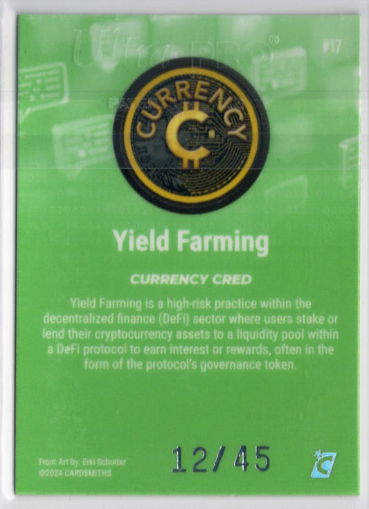 Cardsmiths Series 4 – Yield Farming #17 – Jade 12/45