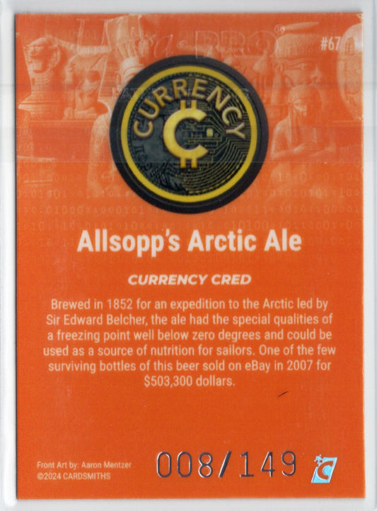 Cardsmiths Series 4 – Allsopp’s Arctic Ale #67 – Beryl 008/149