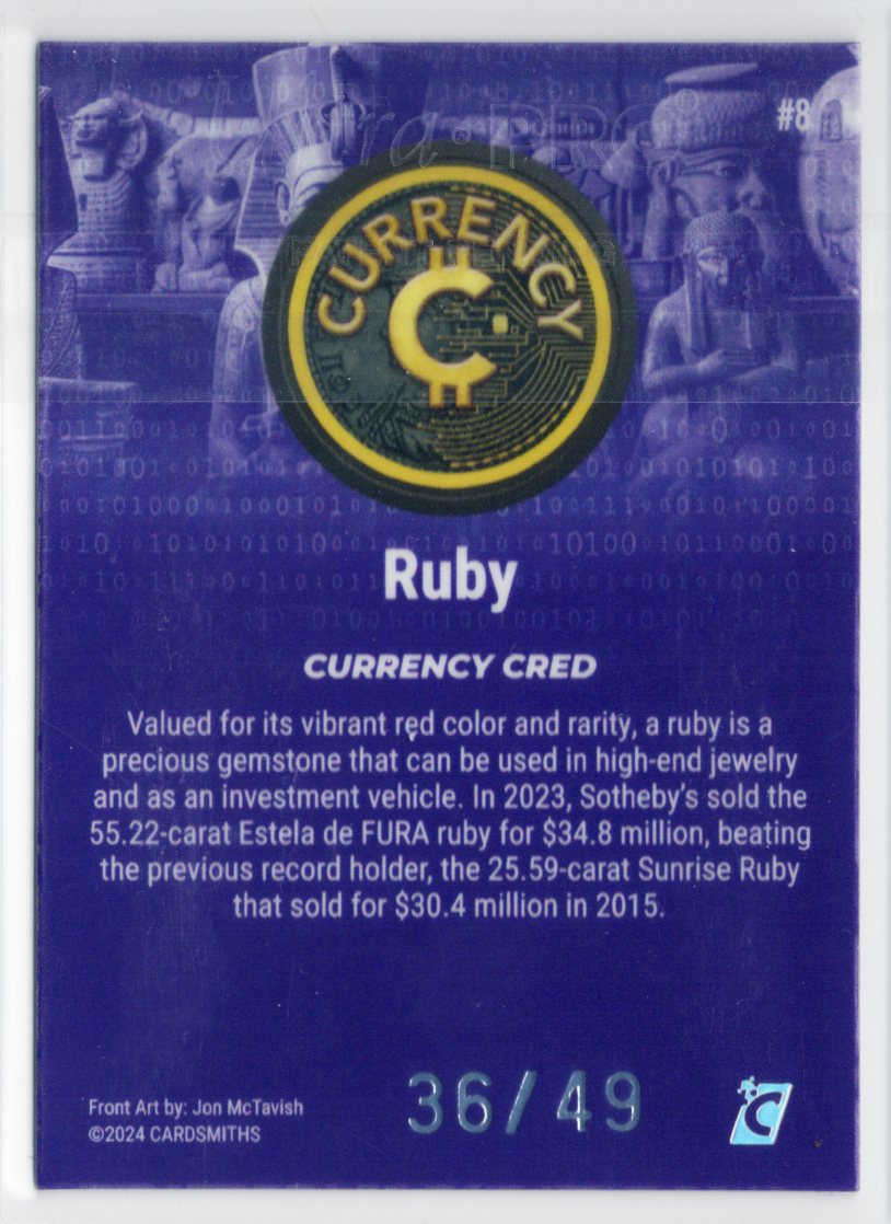 Cardsmiths Series 4 – Ruby #8 – Amethyst 36/49