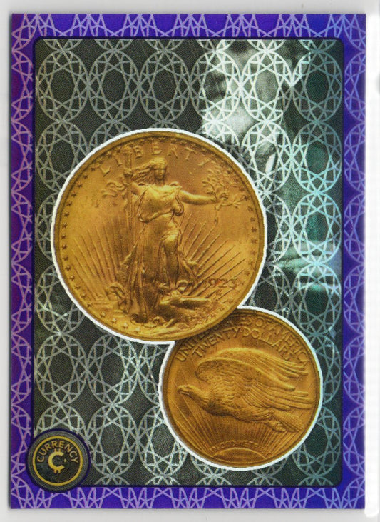 Cardsmiths Series 4 – Saint-Gaudens $20 Double Eagle #15 – Amethyst 36/49