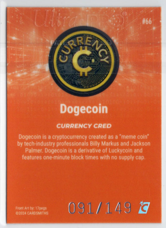 Cardsmiths Series 4 – Dogecoin #66 – Beryl 091/149