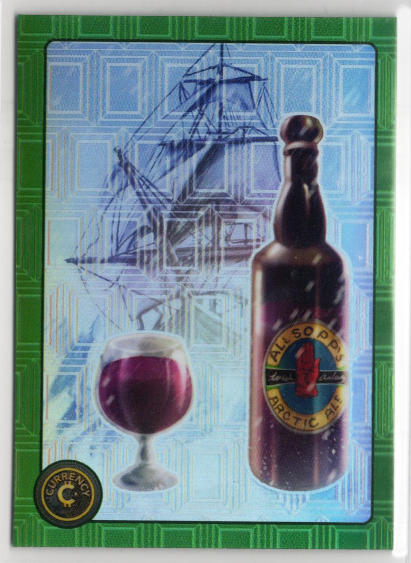 Cardsmiths Series 4 – Allsopp’s Arctic Ale #67 – Emerald 87/99