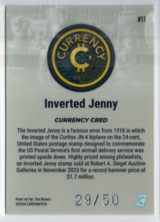 Cardsmiths Series 4 – Inverted Jenny #11 – Silver 29/50