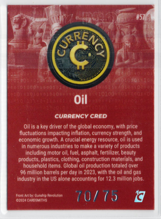 Cardsmiths Series 4 – Oil #57 – Garnet 70/75