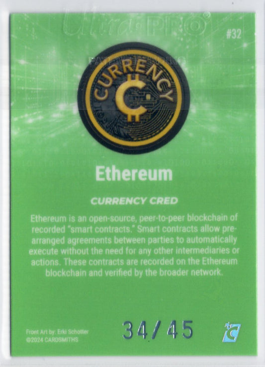 Cardsmiths Series 4 - Ethereum King #32 - Jade 34/45