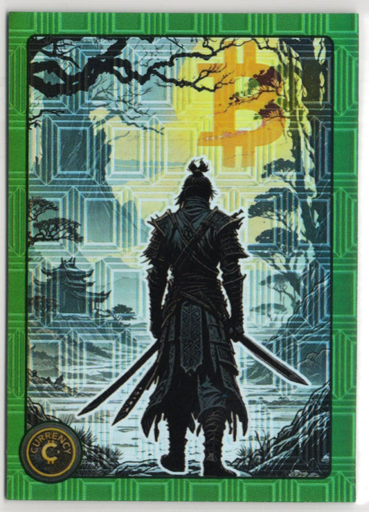 Cardsmiths Series 4 - Satoshi Nakamoto #54 - Emerald 81/99