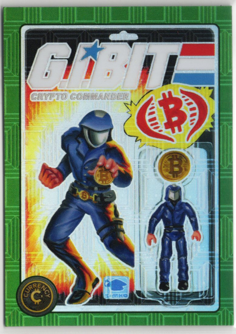 Cardsmiths Series 4 - Bitcoin #21 - GI BIT - Emerald 89/99