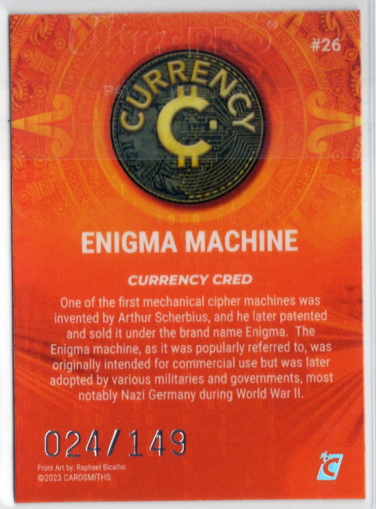 Cardsmiths Series 2 - Enigma Machine #26 - Beryl 24/149