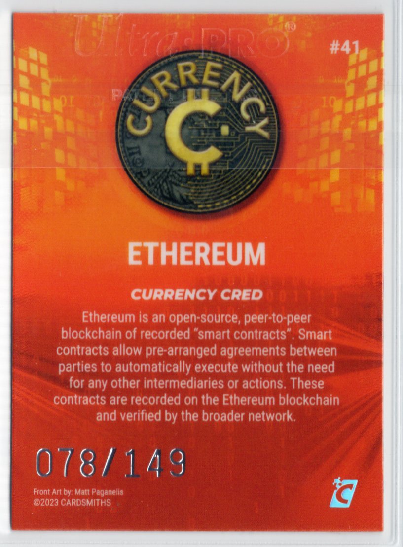 Cardsmiths Series 2 - Ethereum #41 - Beryl 78/149