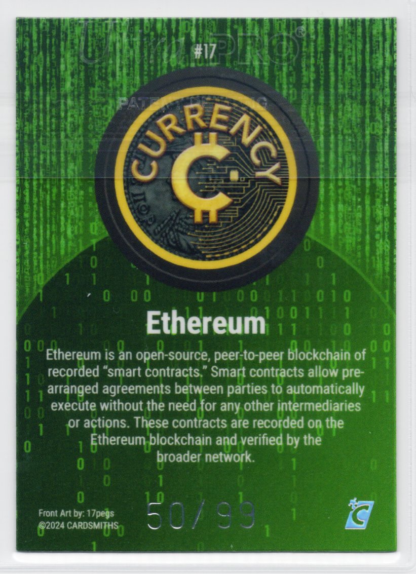 Cardsmiths Series 3 - Ethereum #17 - Emerald 50/99