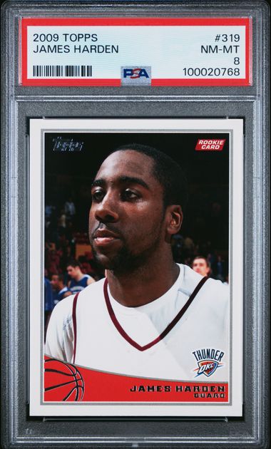 2009 Topps – James Harden #319 – Rookie – PSA 8