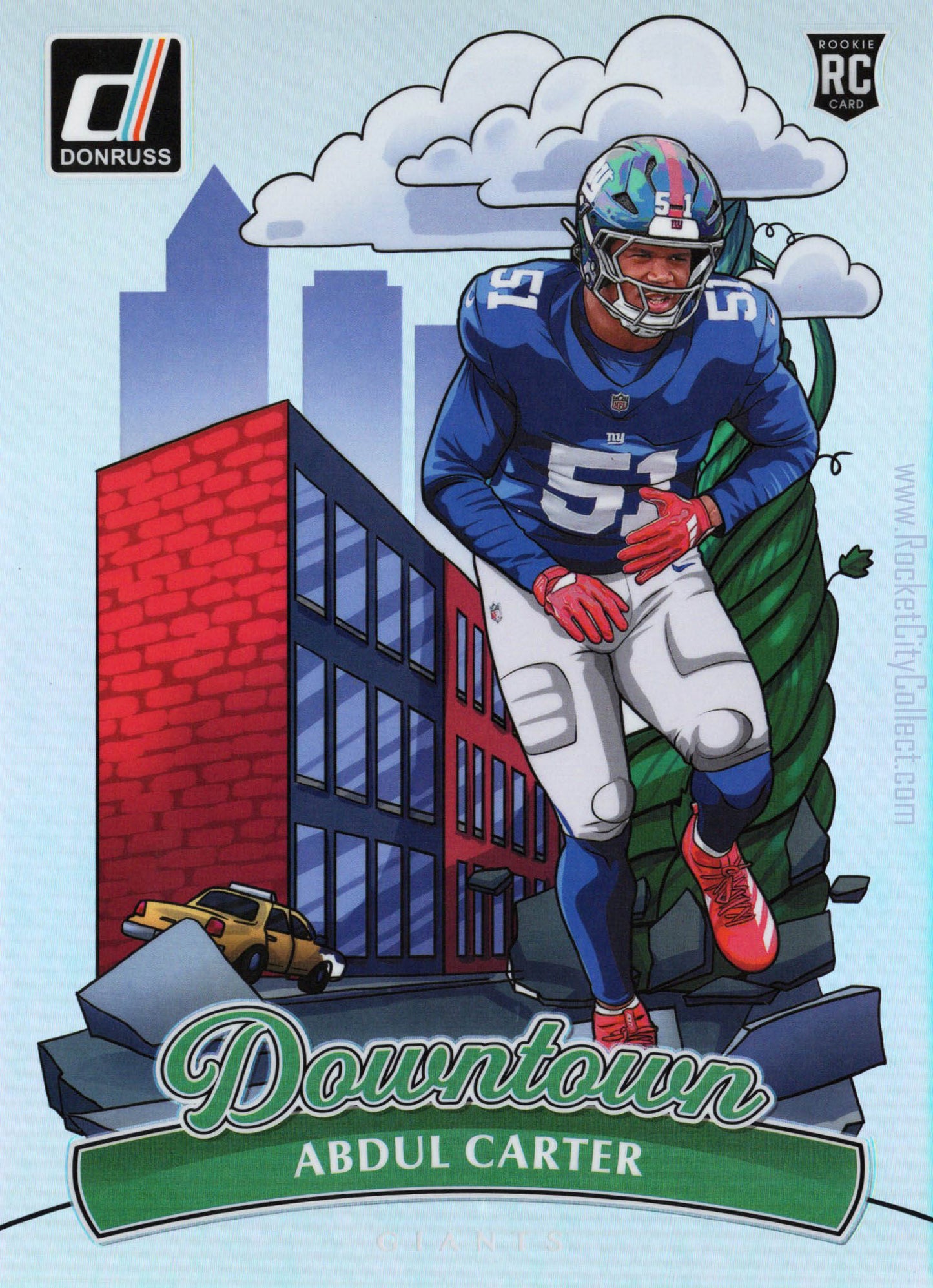 2025 Panini Donruss – Abdul Carter Downtown (Rookie Card) – Oversized Jumbo Edition