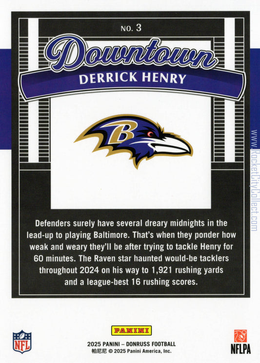2025 Panini Donruss – Derrick Henry Downtown – Oversized Jumbo Edition