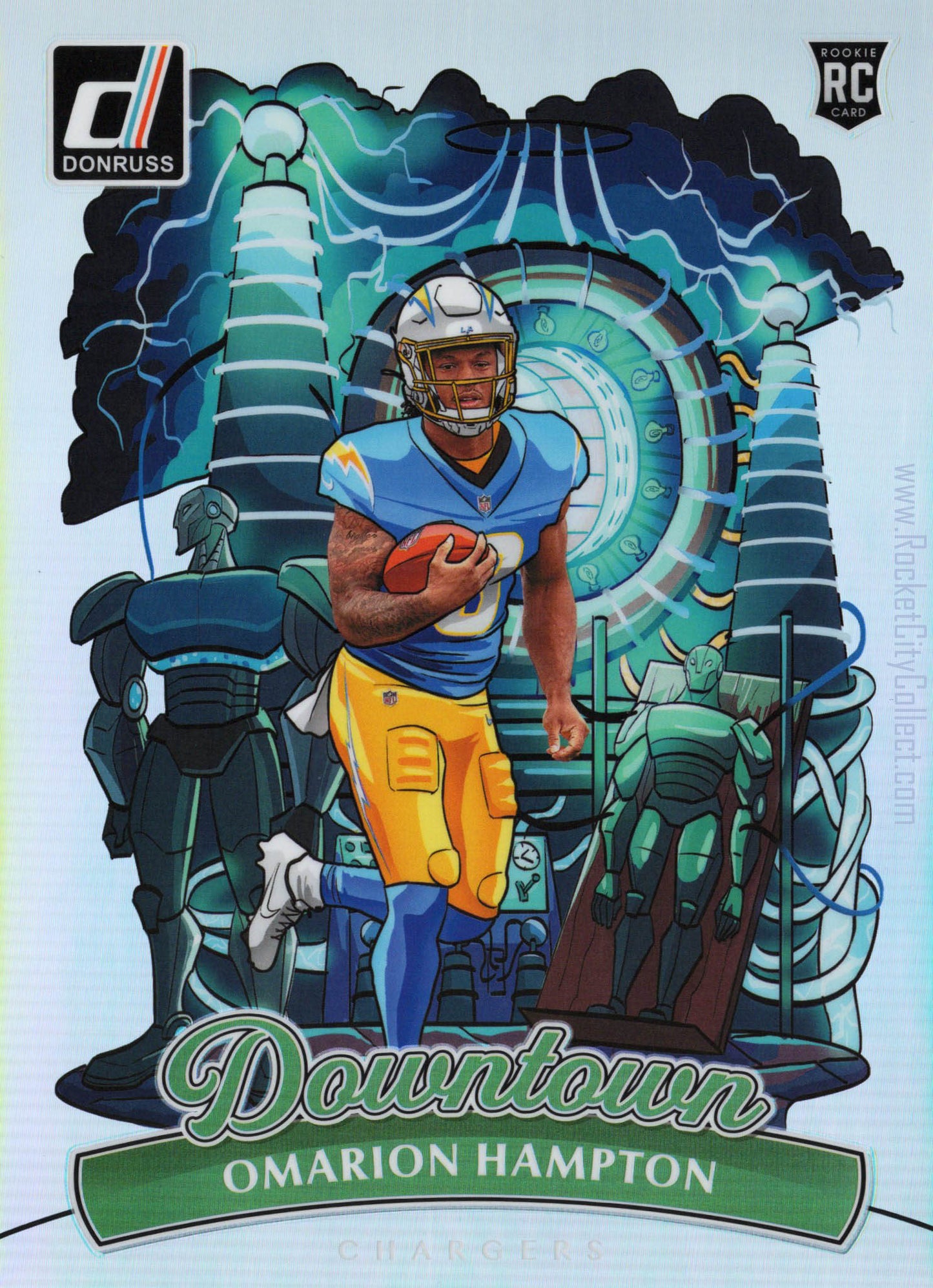 2025 Panini Donruss – Omarion Hampton Downtown (Rookie Card) – Oversized Jumbo Edition