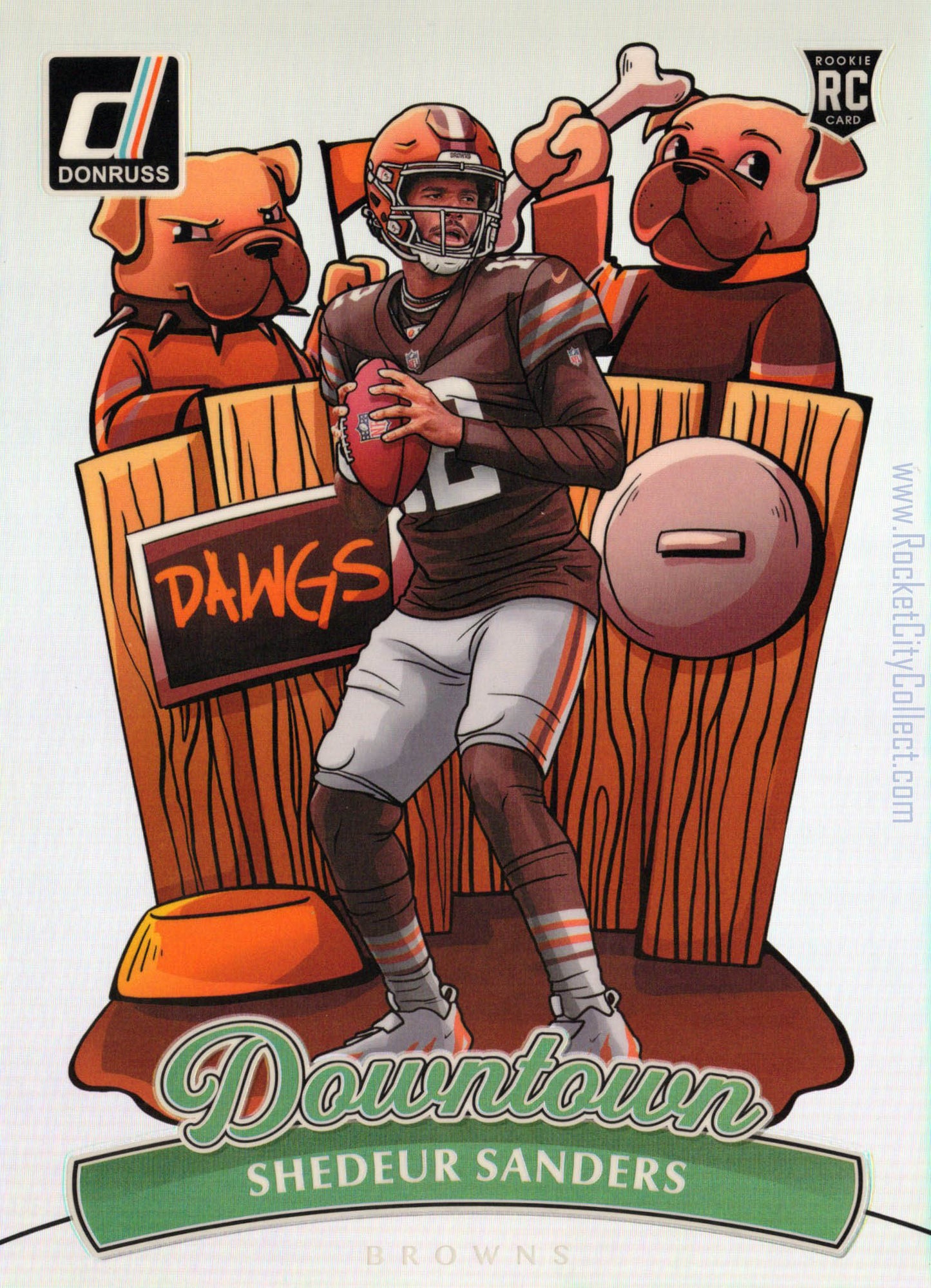 2025 Panini Donruss – Shedeur Sanders Downtown (Rookie Card) – Oversized Jumbo Edition